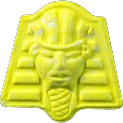 Yellow Pharaoh ecstasy pill (XTC) — MDMA 156mg — Zürich, Switzerland