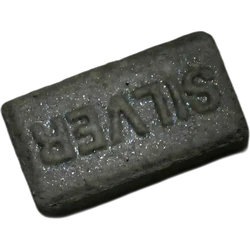 Grey Silver ecstasy pill (XTC) — MDMA 67% — Madrid, Spain