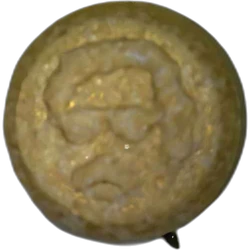 Orange Pablo Escobar ecstasy pill (XTC) — MDMA 153mg — Madrid, Spain