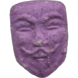 Purple Mascara ecstasy pill (XTC) — MDMA 121mg — Asturias, Spain