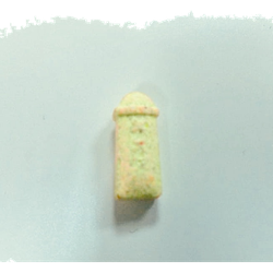 Yellow XXX Amsterdammertje pill — MDMA 135mg — Ourense, Spain