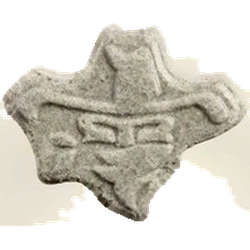 Grey Bandit ecstasy pill (XTC) — MDMA 222mg — Zürich, Switzerland