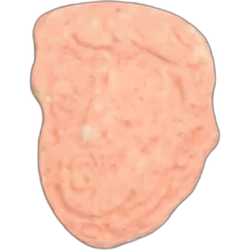 Orange Trump ecstasy pill (XTC) — MDMA 221mg — Madrid, Spain