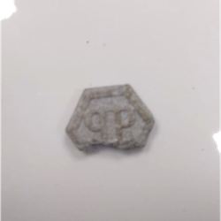 Grey Philipp Plein ecstasy pill (XTC) — MDMA 176mg — Madrid, Spain