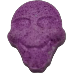 Purple Saw ecstasy pill (XTC) — MDMA — Almería, Spain