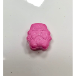 Pink Tropper ecstasy pill (XTC) — MDMA 180mg — Madrid, Spain
