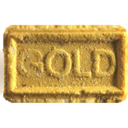 Yellow Gold ecstasy pill (XTC) — MDMA 144mg — Zürich, Switzerland