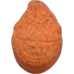 Orange Donkey Kong ecstasy pill (XTC) — MDMA 132mg — Málaga, Spain