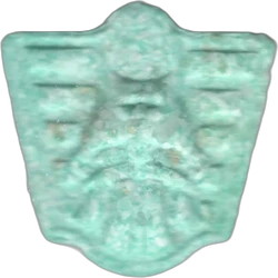 Green Pharaoh ecstasy pill (XTC) — MDMA 171mg; Amphetamine 17mg — Barcelona, Spain