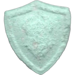 Green No Usar ecstasy pill (XTC) — MDMA 196mg — Barcelona, Spain