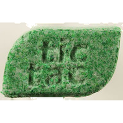 Green Tictac ecstasy pill (XTC) — MDMA 216mg — Zürich, Switzerland