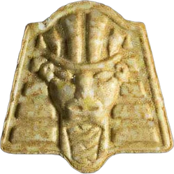 Brown Pharaoh ecstasy pill (XTC) — MDMA 122mg — Bern, Switzerland