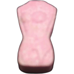 Pink Jean Paul Gautier ecstasy pill (XTC) — MDMA 192mg — Barcelona, Spain