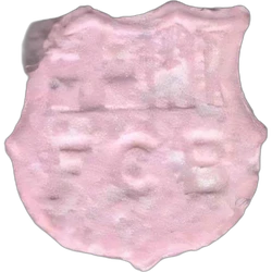 Pink Barca ecstasy pill (XTC) — MDMA 171mg — Barcelona, Spain