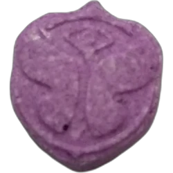 Purple Tomorrowland ecstasy pill (XTC) — MDMA 273mg — Málaga, Spain