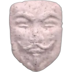 Orange V De Vendetta ecstasy pill (XTC) — MDMA 122mg — Barcelona, Spain
