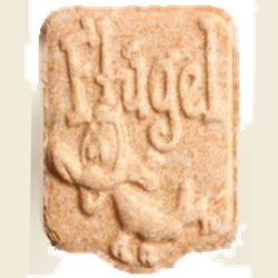 Brown Fluegel ecstasy pill (XTC) — MDMA 160mg — Zürich, Switzerland
