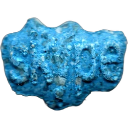 Blue Skype ecstasy pill (XTC) — MDMA 182mg — Barcelona, Spain
