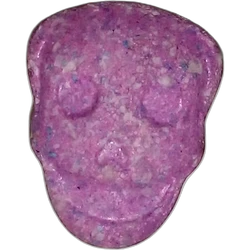 Purple Skull ecstasy pill (XTC) — MDMA — Madrid, Spain