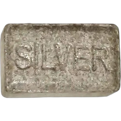 Grey Silver ecstasy pill (XTC) — Silver — Madrid, Spain