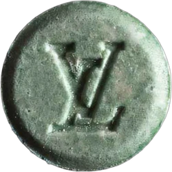 Green Louis Vuitton ecstasy pill (XTC) — MDMA 138mg — Zürich, Switzerland