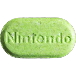 Green Nintendo ecstasy pill (XTC) — MDMA 233mg — Basel, Switzerland