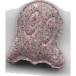 Purple Fantasma pill — MDMA 4mg; Caffeine 2mg; 2C-B 20mg — Tarragona, Spain
