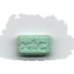Green XTC ecstasy pill (XTC) — MDMA 98mg — Barcelona, Spain