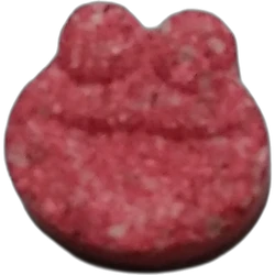 Red Frog ecstasy pill (XTC) — MDMA 109mg — Málaga, Spain