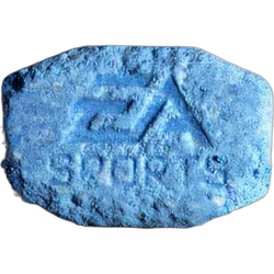 Blue Ea Sports ecstasy pill (XTC) — MDMA 176mg — Zürich, Switzerland