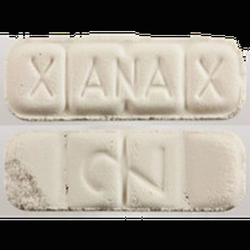 White Xanax pill — Flualprazolam — Zürich, Switzerland