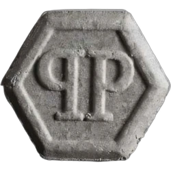 Grey Philipp Plein ecstasy pill (XTC) — MDMA 189mg — Zürich, Switzerland
