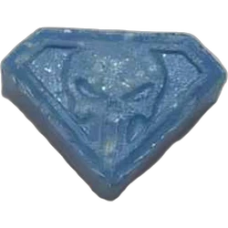 Blue Punisher ecstasy pill (XTC) — MDMA 227mg — Tarragona, Spain