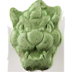 Green Bowser ecstasy pill (XTC) — MDMA 157mg — Zürich, Switzerland