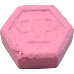 Pink Philipp Plein ecstasy pill (XTC) — MDMA — Almería, Spain