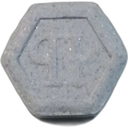Grey Philipp Plein ecstasy pill (XTC) — MDMA — Almería, Spain