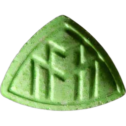 Green Maybach ecstasy pill (XTC) — MDMA 187mg — Zürich, Switzerland