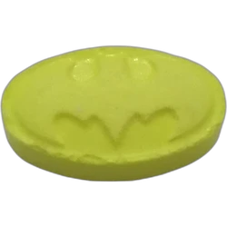Yellow Batman pill — 2C-B 10mg — Granada, Spain