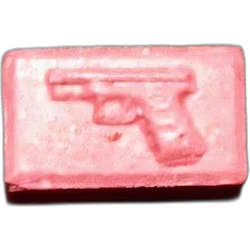 Pink Pistol pill — MDMA — Madrid, Spain