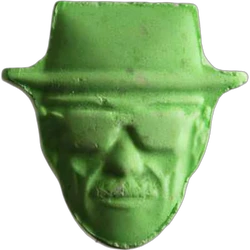 Green Heisenberg ecstasy pill (XTC) — MDMA 164mg — Zürich, Switzerland