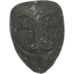 Black V De Vendetta ecstasy pill (XTC) — MDMA 160mg — Barcelona, Spain