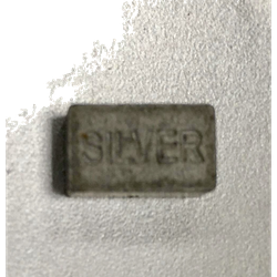 Grey Silver ecstasy pill (XTC) — MDMA 167mg — Madrid, Spain