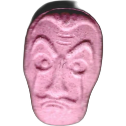 Pink La Casa de Papel ecstasy pill (XTC) — MDMA 232mg — Barcelona, Spain