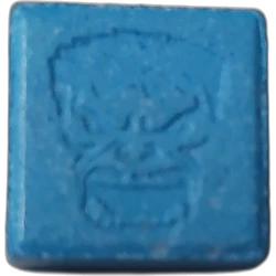 Blue Hulk Hogan ecstasy pill (XTC) — MDMA — Almería, Spain