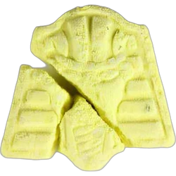 Yellow Pharaoh ecstasy pill (XTC) — MDMA 169mg — Zürich, Switzerland