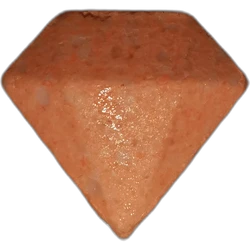 Orange Diamond ecstasy pill (XTC) — MDMA 107mg — Barcelona, Spain