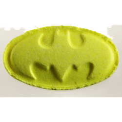 Yellow Batman pill — 2C-B 13mg — Zürich, Switzerland