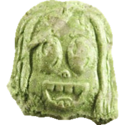 Green Tekashi ecstasy pill (XTC) — MDMA 237mg — Zürich, Switzerland