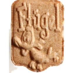 Brown Fluegel ecstasy pill (XTC) — MDMA 160mg — Zürich, Switzerland