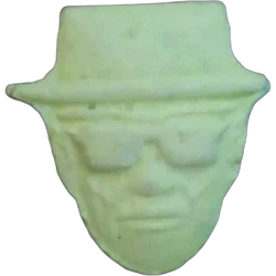 Yellow Heisenberg ecstasy pill (XTC) — MDMA 181mg — Innsbruck, Austria